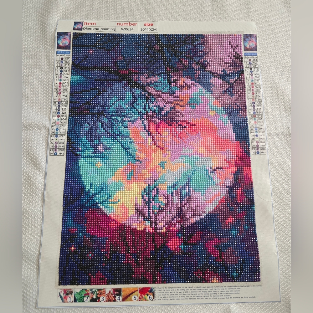 ❤️FINAL SALE- 30cm×34cm (12in×16in) Finished Diamond Painting